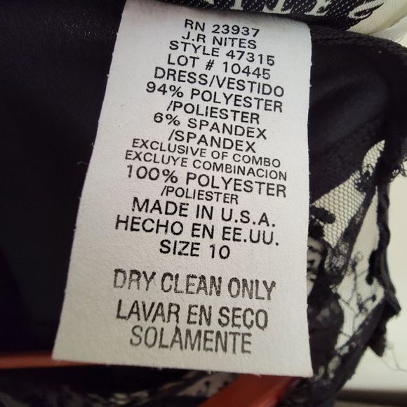 Vintage J.R. Nites Lace T-Shirt Dress - Picture 6 of 8